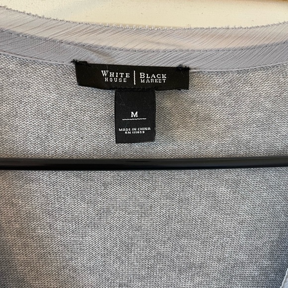 WHBM silver sequin long cardigan - Picture 5 of 5